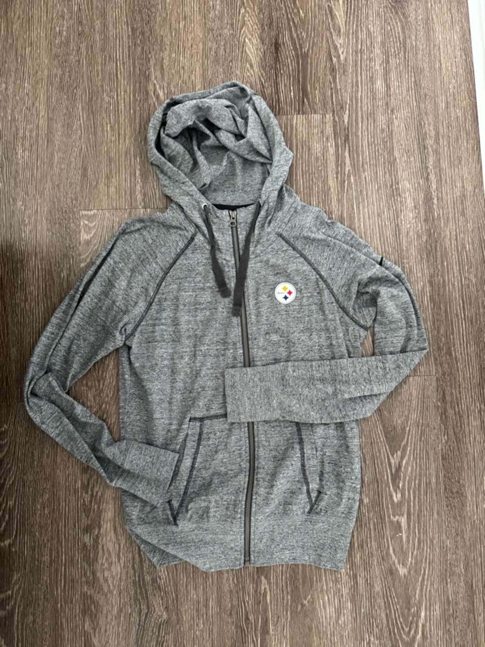 Nike NFL Steelers Full Zip Hoodie Sweatshirt